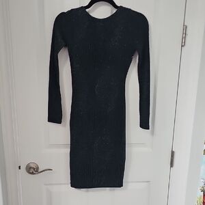 Charlotte Russe Black Long Sleeve Dress